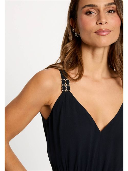 Tuta elegante plissè PALJI ( TAGLIE FRANCESI ) MORGAN DE TOI | PALJIBLEU MARINE