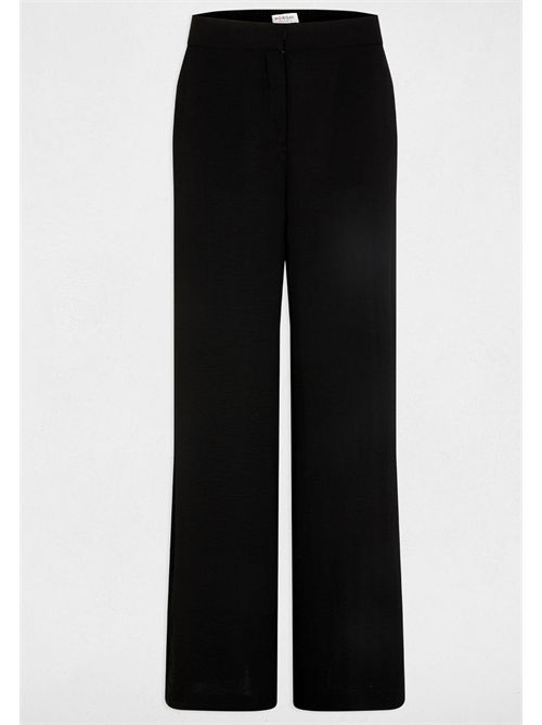 Pantalone elegante a gamba larga PANOU.F ( TAGLIE FRANCESI ) MORGAN DE TOI | PANOU.FNOIR