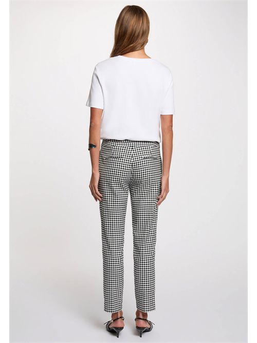 pantalone fantasia PICH.F ( TAGLIE FRANCESI ) MORGAN DE TOI | PICH.FNOIR-BLANC