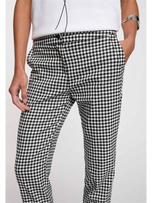 pantalone fantasia PICH.F ( TAGLIE FRANCESI ) MORGAN DE TOI | PICH.FNOIR-BLANC