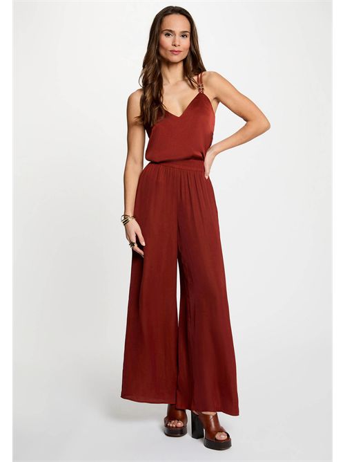 Pantaloni a gamba ampia PWENDA ( TAGLIE FRANCESI ) MORGAN DE TOI | PWENDAMARRON COGNAC