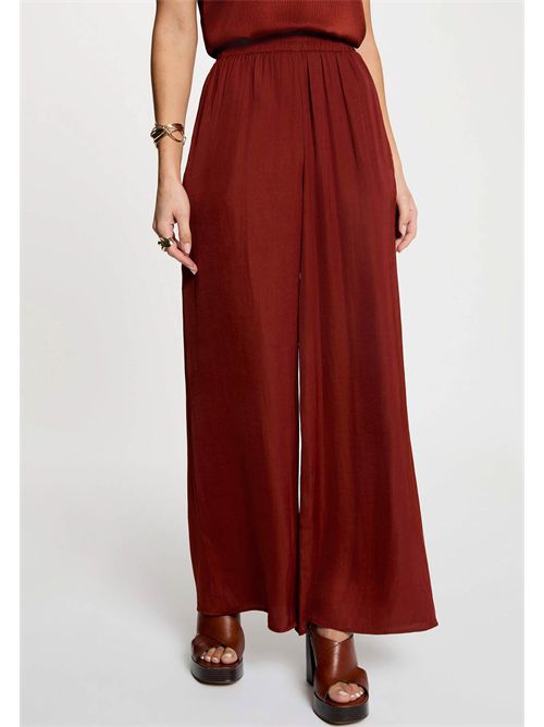 Pantaloni a gamba ampia PWENDA ( TAGLIE FRANCESI ) MORGAN DE TOI | PWENDAMARRON COGNAC