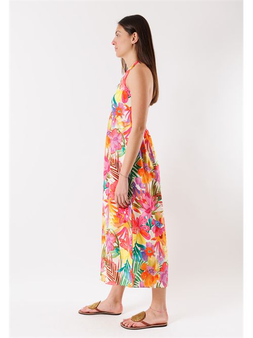 Long dress with floral print RBRESIL (FRENCH SIZES) MORGAN DE TOI | RBRESILMULTICOLORE