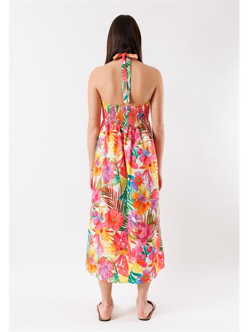 Long dress with floral print RBRESIL (FRENCH SIZES) MORGAN DE TOI | RBRESILMULTICOLORE