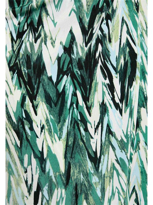 Midi patterned dress with asymmetrical hem RFOLKA (FRENCH SIZES) MORGAN DE TOI | RFOLKAMULTICOLORE