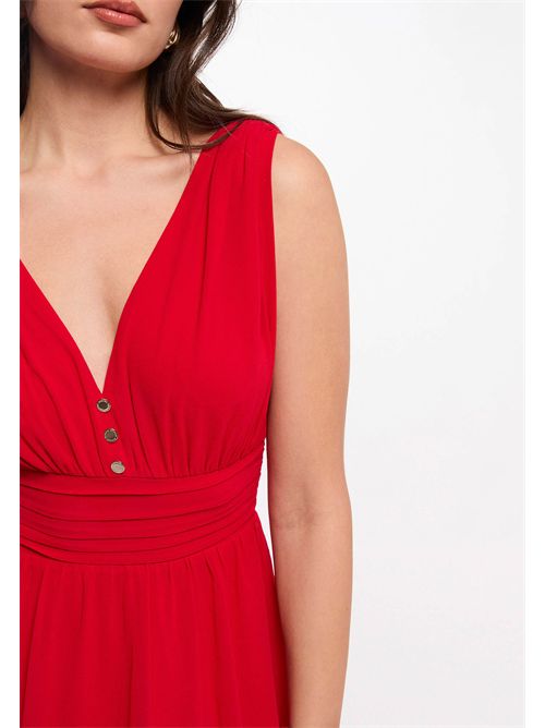 Short dress with V-neck RIA (FRENCH SIZES) MORGAN DE TOI | RIAROUGE