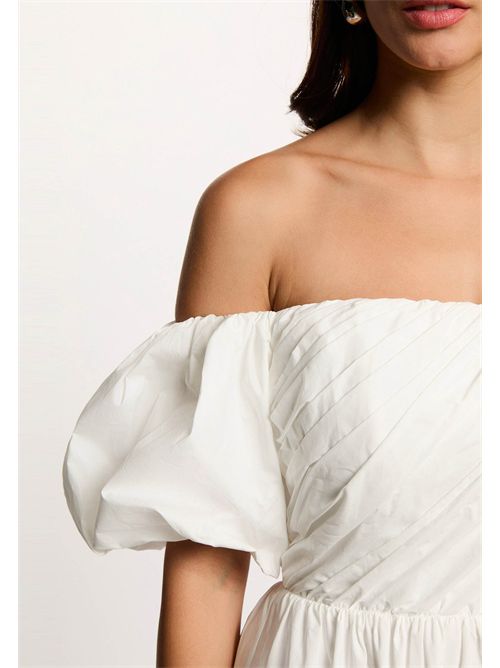 Short dress with bare shoulders RILOU (FRENCH SIZES) MORGAN DE TOI | RILOUBLANC