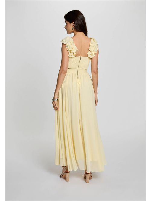 Abito lungo RISSAL ( TAGLIE FRANCESI ) MORGAN DE TOI | RISSALJAUNE PASTEL