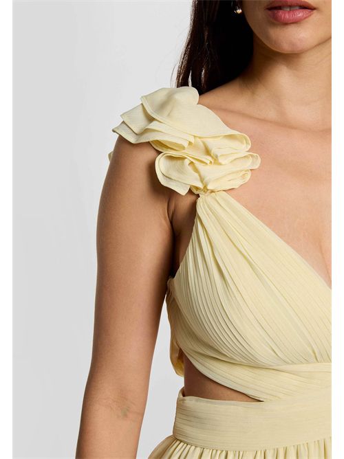 Abito lungo RISSAL ( TAGLIE FRANCESI ) MORGAN DE TOI | RISSALJAUNE PASTEL