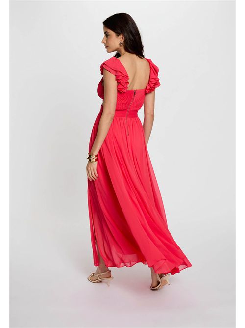 Abito lungo RISSAL ( TAGLIE FRANCESI ) MORGAN DE TOI | RISSALROUGE CORAIL