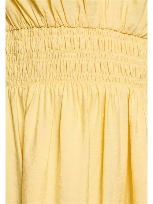 Abito corto scollo V RITILA ( TAGLIE FRANCESI ) MORGAN DE TOI | RITILALIGHT YELLOW