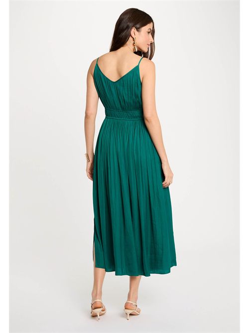 Long dress with thin straps ROIYA (FRENCH SIZES) MORGAN DE TOI | ROIYAVERT
