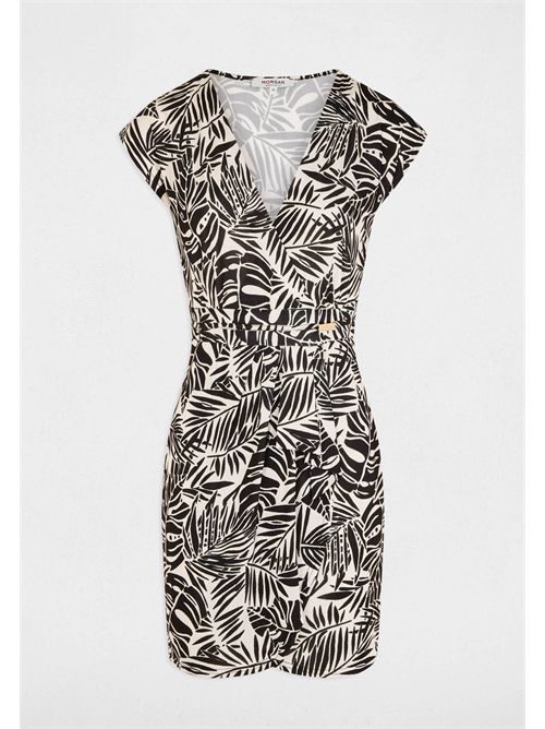 Abito corto con stampa grafica RSISSI ( TAGLIE FRANCESI ) MORGAN DE TOI | RSISSIMULTICOLORE