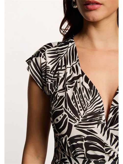 Abito corto con stampa grafica RSISSI ( TAGLIE FRANCESI ) MORGAN DE TOI | RSISSIMULTICOLORE