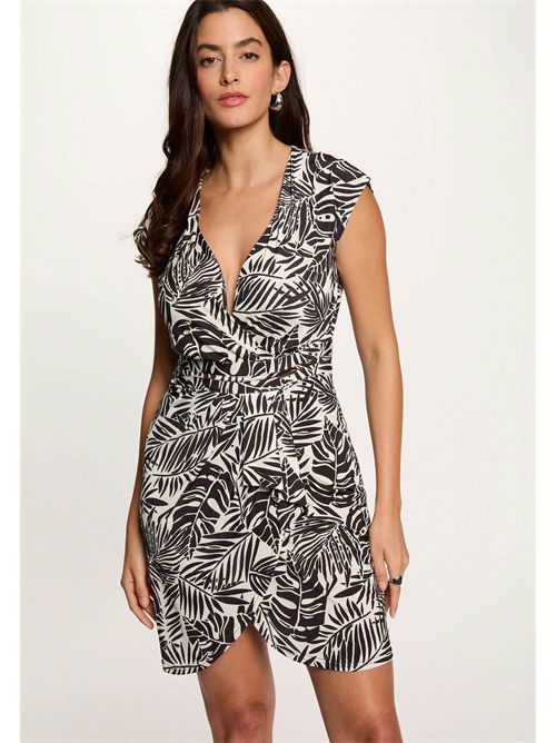 Abito corto con stampa grafica RSISSI ( TAGLIE FRANCESI ) MORGAN DE TOI | RSISSIMULTICOLORE