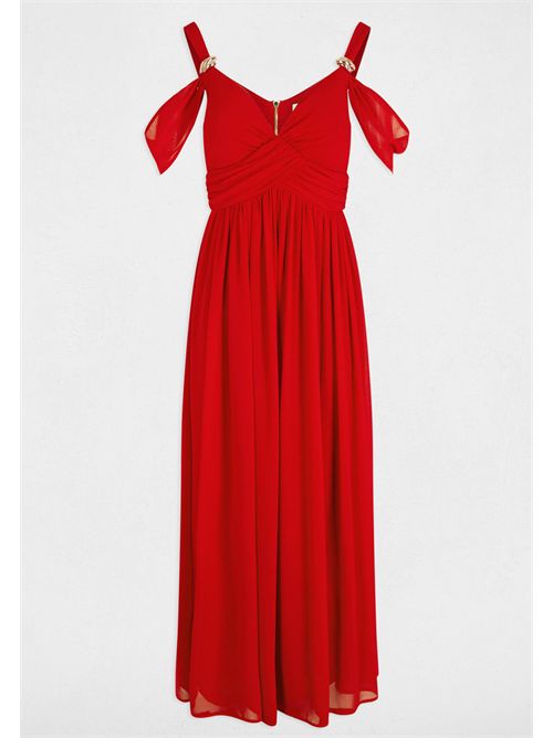 Long dress with bare shoulders RVENICE (FRENCH SIZES) MORGAN DE TOI | RVENICEROUGE