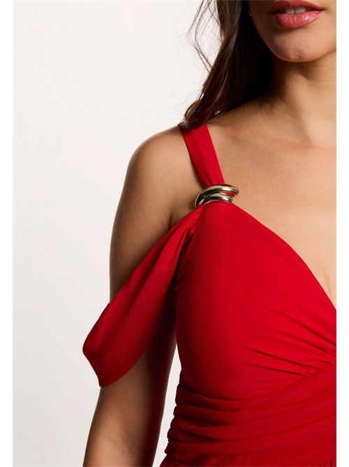 Long dress with bare shoulders RVENICE (FRENCH SIZES) MORGAN DE TOI | RVENICEROUGE