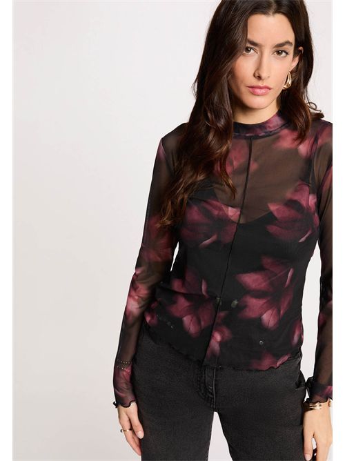 TALEXI floral print fitted top MORGAN DE TOI | TALEXIMULTICOLORE