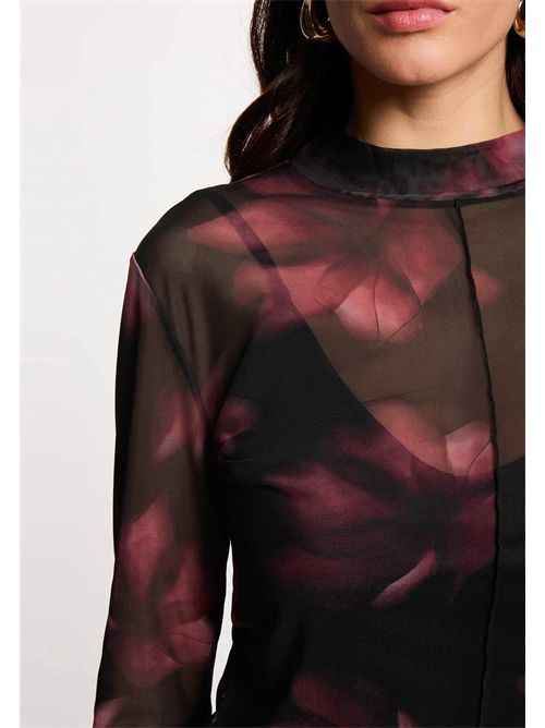 TALEXI floral print fitted top MORGAN DE TOI | TALEXIMULTICOLORE