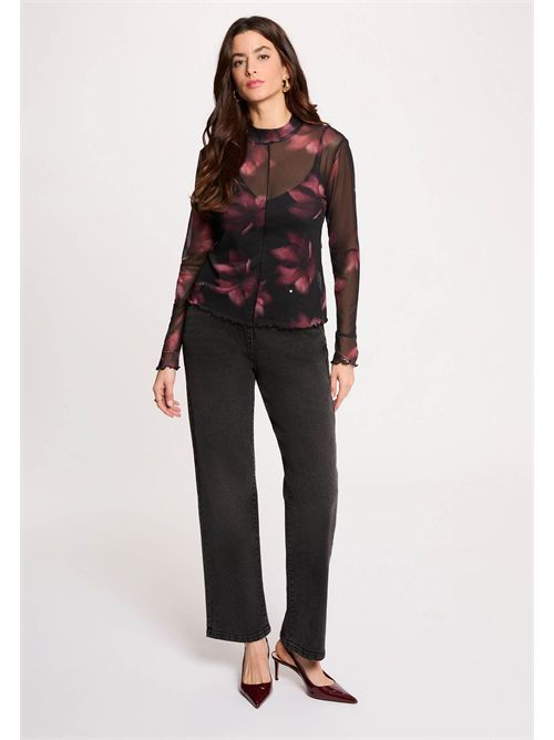 TALEXI floral print fitted top MORGAN DE TOI | TALEXIMULTICOLORE