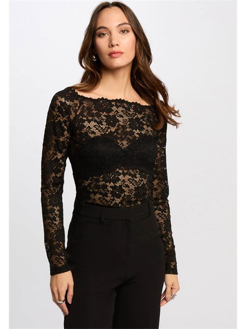Maglia semitrasparente in pizzo TKISS MORGAN DE TOI | TKISSNOIR