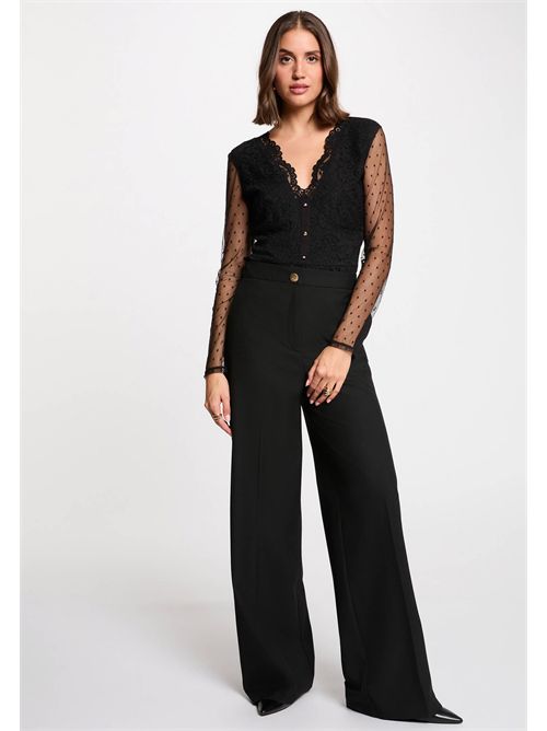 Body con motivo in pizzo semitrasparente TPLAZA MORGAN DE TOI | TPLAZANOIR