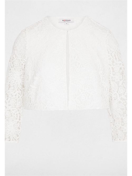 Giacca corta con inserti in pizzo VLACE ( TAGLIE FRANCESI ) MORGAN DE TOI | VLACEBLANC