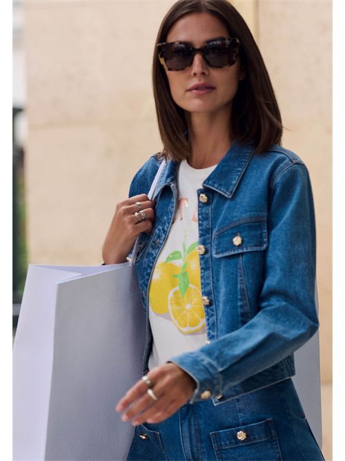 Giacca Denim VODIA ( TAGLIE FRANCESI ) MORGAN DE TOI | VODIADENIM STONE