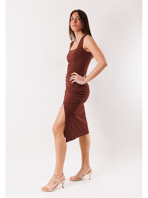 Abito midi aderente con spacco 2A3010 PATRIZIA PEPE | 2A3010JZ26B887
