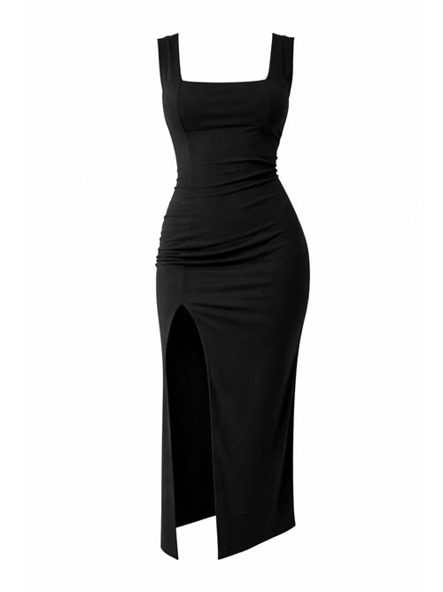 Abito midi aderente con spacco 2A3010 PATRIZIA PEPE | 2A3010JZ26K103