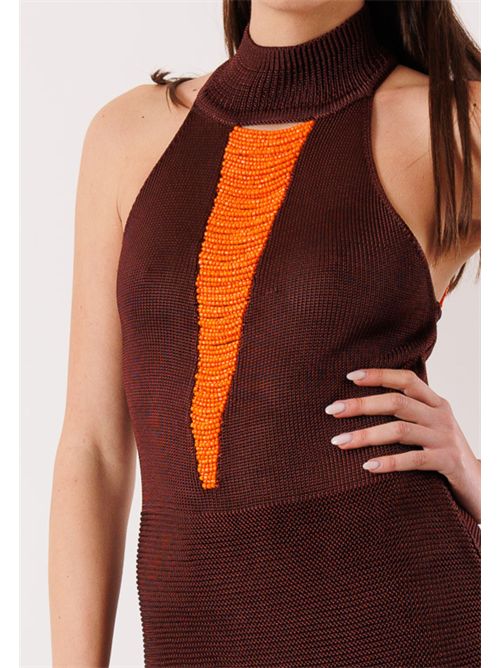 Abito mini aderente halter 2A3057 PATRIZIA PEPE | 2A3057K326B887