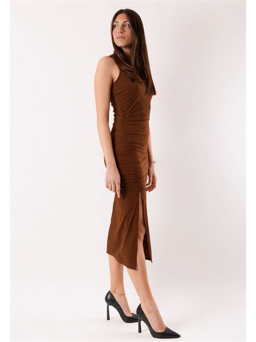 Abito midi aderente con spacco 2A3081 PATRIZIA PEPE | 2A3081JZ26B887