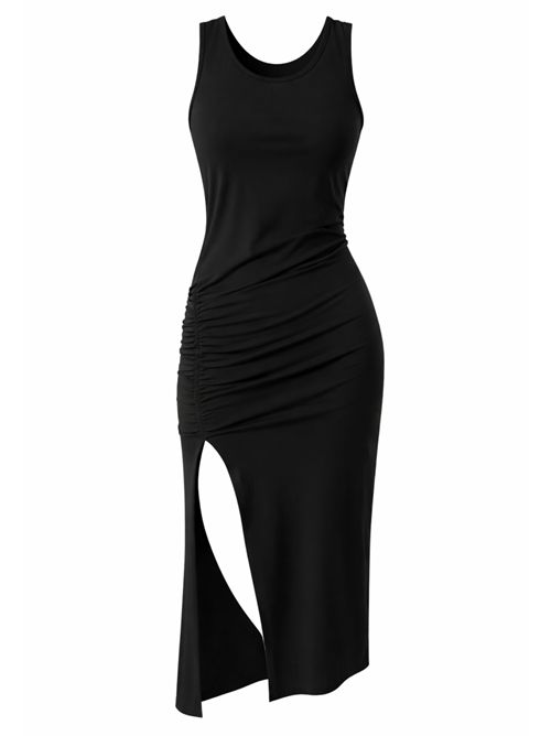 Abito midi aderente con spacco 2A3081 PATRIZIA PEPE | 2A3081JZ26K103