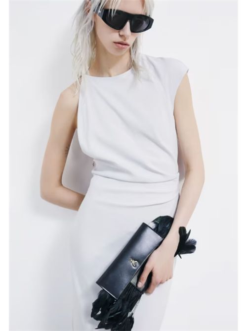 Leather clutch with feathers 2B0173 PATRIZIA PEPE | 2B0173V055K103