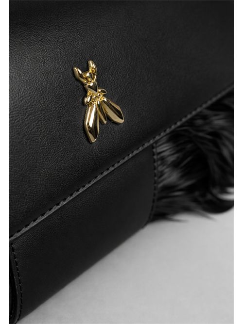 Clutch pelle con piume 2B0173 PATRIZIA PEPE | 2B0173V055K103
