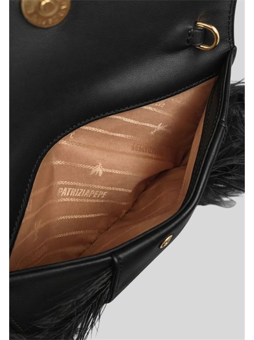 Clutch pelle con piume 2B0173 PATRIZIA PEPE | 2B0173V055K103