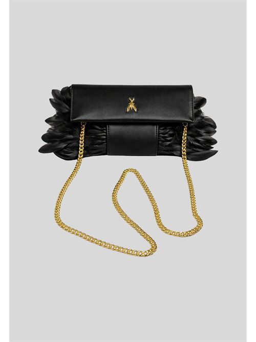 Clutch pelle con piume 2B0173 PATRIZIA PEPE | 2B0173V055K103