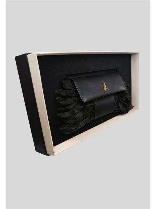 Clutch pelle con piume 2B0173 PATRIZIA PEPE | 2B0173V055K103