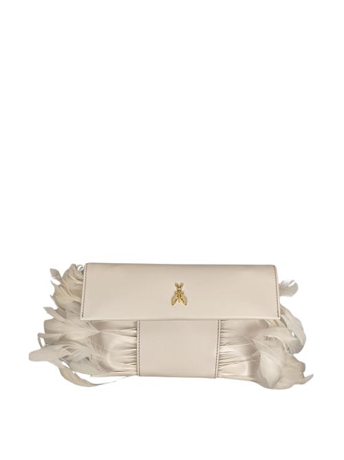 Clutch pelle con piume 2B0173 PATRIZIA PEPE | 2B0173V055W101