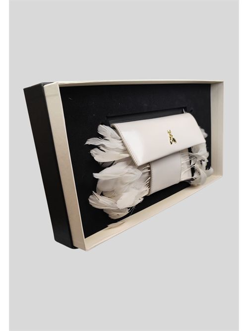 Leather clutch with feathers 2B0173 PATRIZIA PEPE | 2B0173V055W101