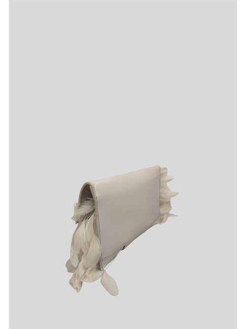 Clutch pelle con piume 2B0173 PATRIZIA PEPE | 2B0173V055W101