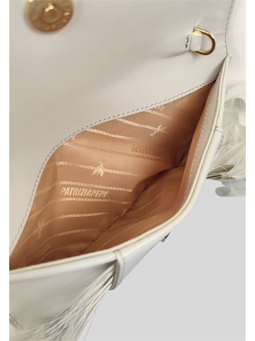 Clutch pelle con piume 2B0173 PATRIZIA PEPE | 2B0173V055W101