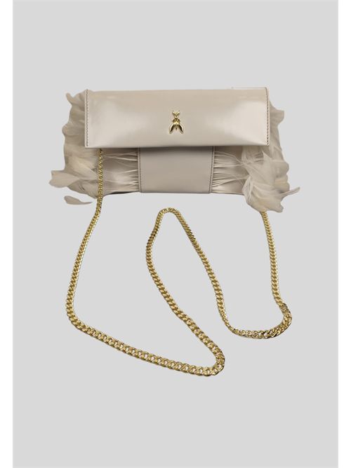 Clutch pelle con piume 2B0173 PATRIZIA PEPE | 2B0173V055W101