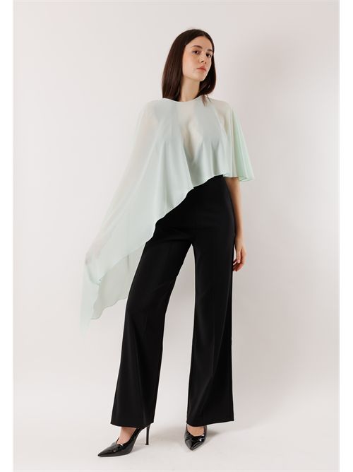 Poncho elegante asimmetrico fluido 2f0148 PATRIZIA PEPE | 2F0148AD08G632