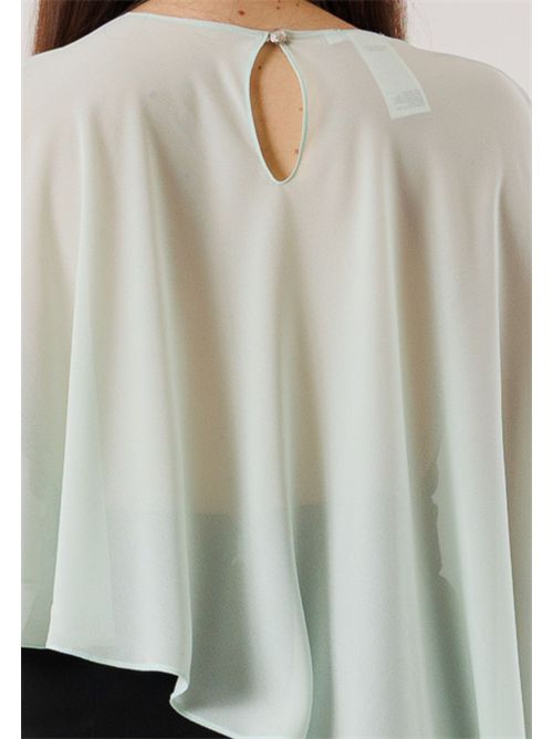 Poncho elegante asimmetrico fluido 2f0148 PATRIZIA PEPE | 2F0148AD08G632