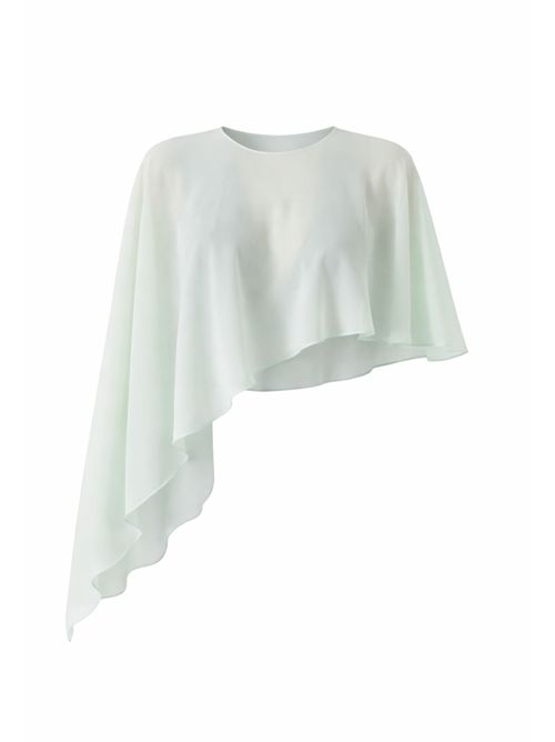 Poncho elegante asimmetrico fluido 2f0148 PATRIZIA PEPE | 2F0148AD08G632