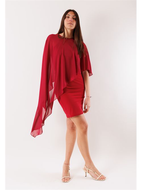 Poncho elegante asimmetrico fluido 2f0148 PATRIZIA PEPE | 2F0148AD08R894