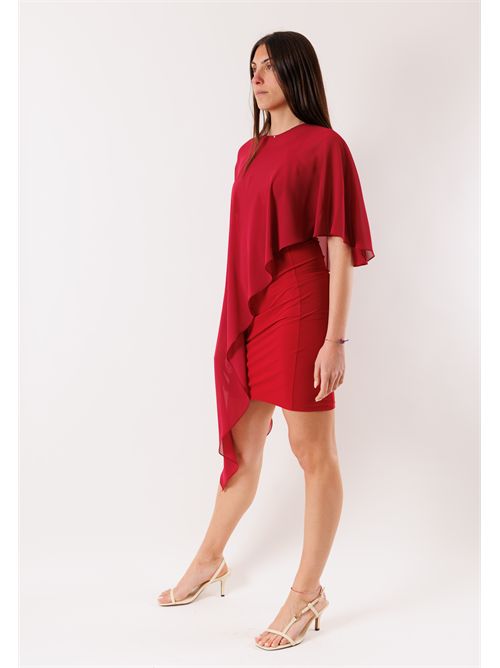 Poncho elegante asimmetrico fluido 2f0148 PATRIZIA PEPE | 2F0148AD08R894