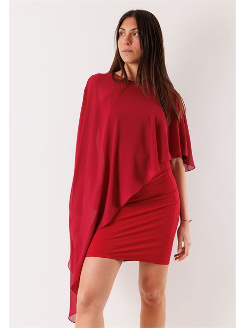 Poncho elegante asimmetrico fluido 2f0148 PATRIZIA PEPE | 2F0148AD08R894