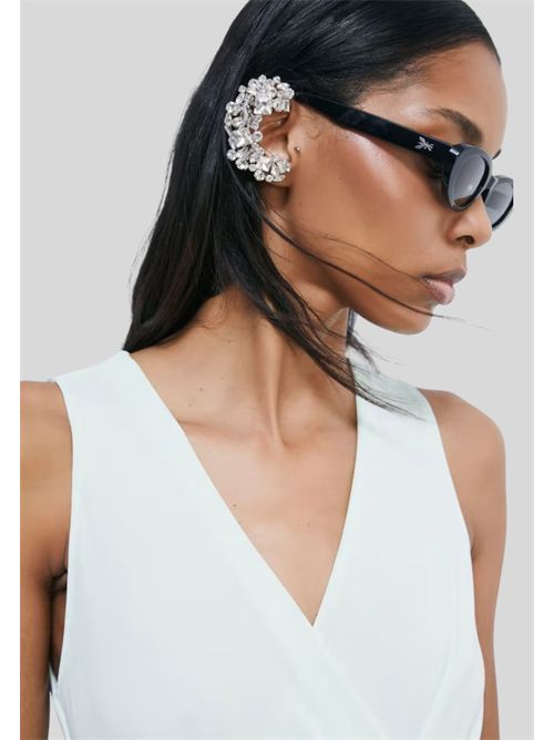 Orecchino grande cristallo strass 2J2614M032 PATRIZIA PEPE | 2J2614M032W350